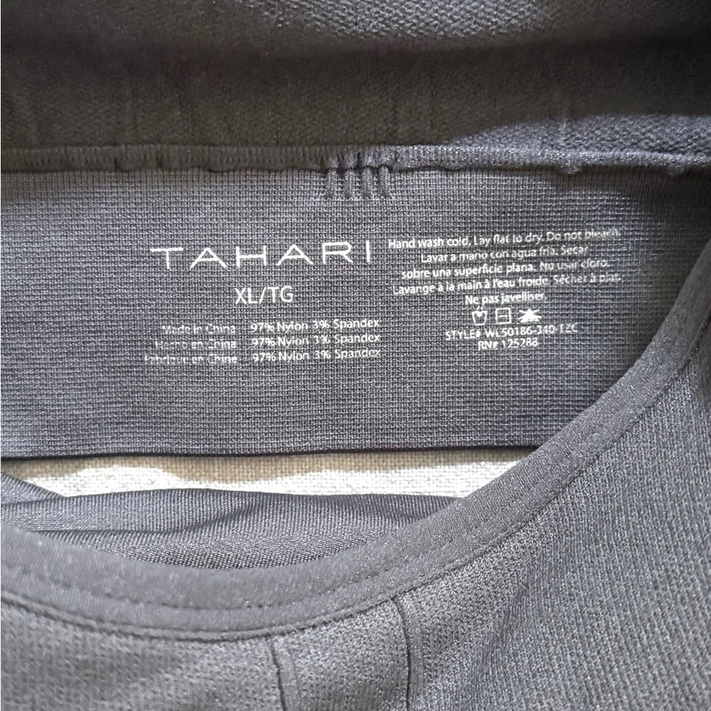 NWT Women’s Tahari Charcoal Sports Bra! XLarge! - Picture 4 of 6